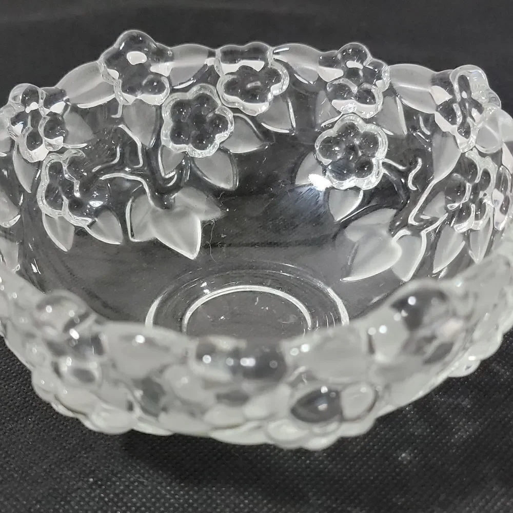 Glass candy bowl